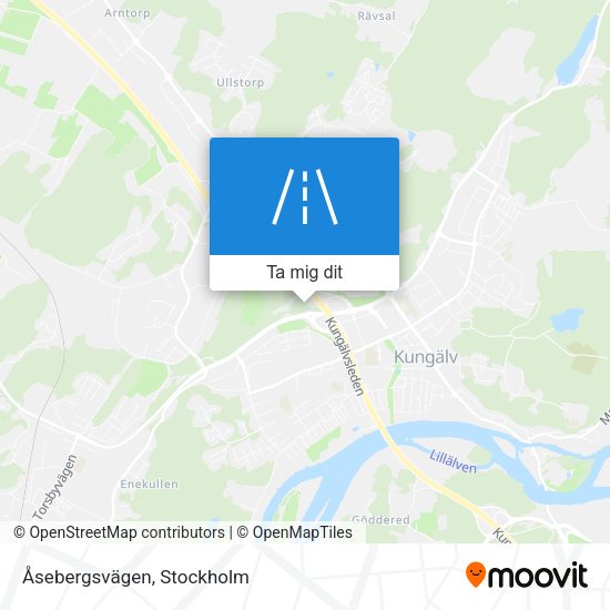 Åsebergsvägen karta