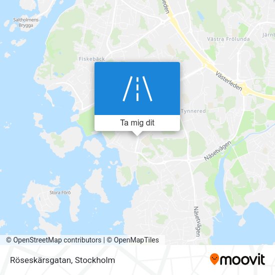 Röseskärsgatan karta