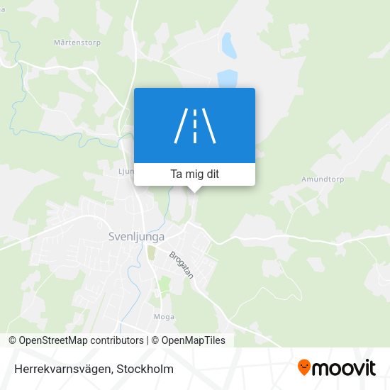 Herrekvarnsvägen karta
