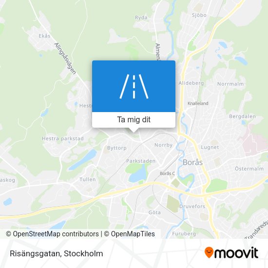 Risängsgatan karta