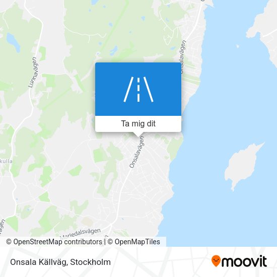 Onsala Källväg karta