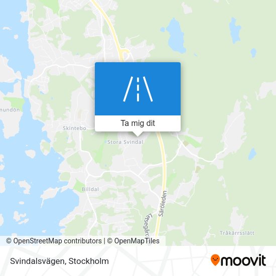 Svindalsvägen karta