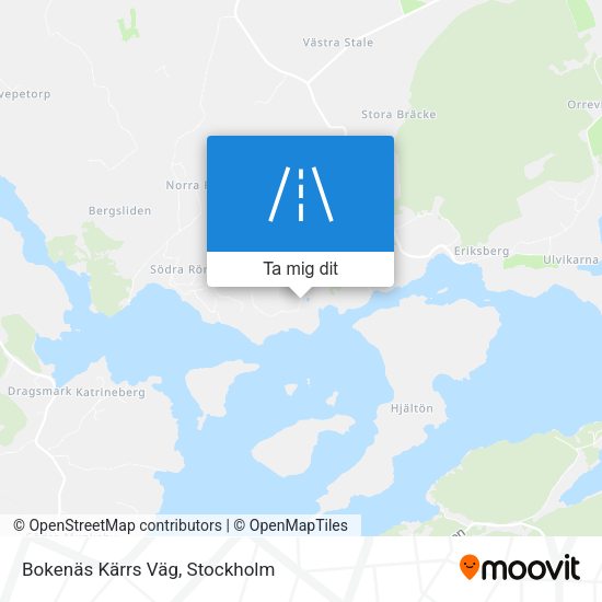 Bokenäs Kärrs Väg karta