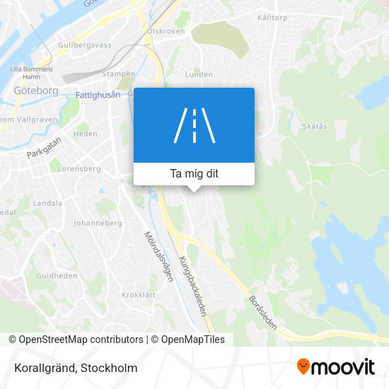 Korallgränd karta