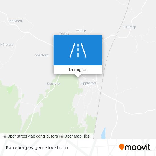 Kärrebergsvägen karta