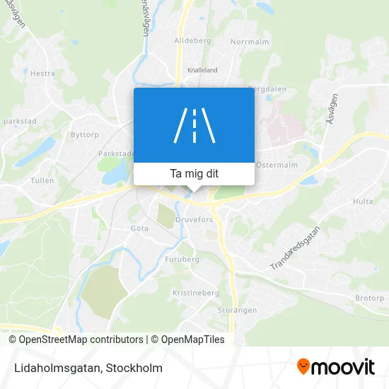Lidaholmsgatan karta