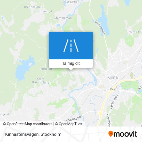 Kinnastensvägen karta