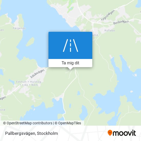 Pallbergsvägen karta