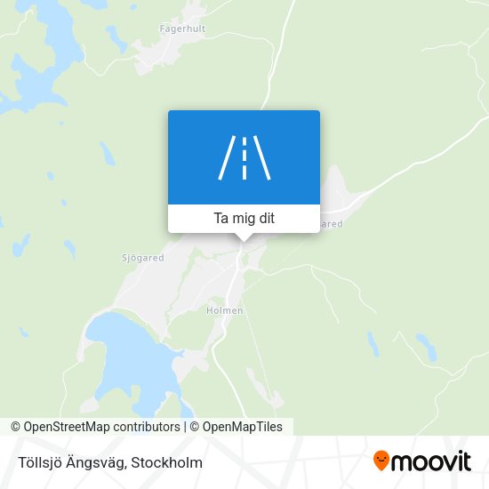Töllsjö Ängsväg karta
