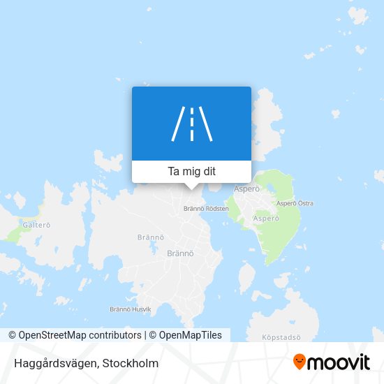 Haggårdsvägen karta