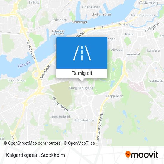 Kålgårdsgatan karta