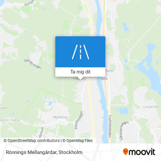 Rönnings Mellangårdar karta