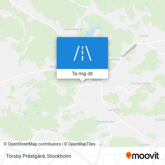 Torsby Prästgård karta