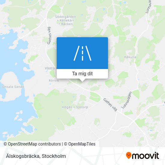 Älskogsbräcka karta