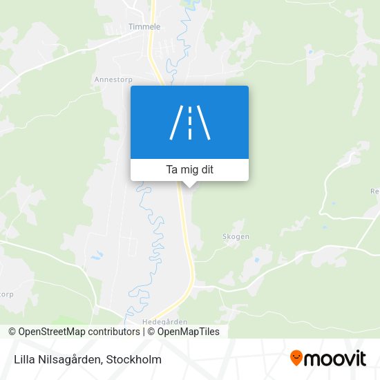 Lilla Nilsagården karta