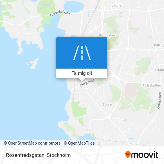 Rosenfredsgatan karta