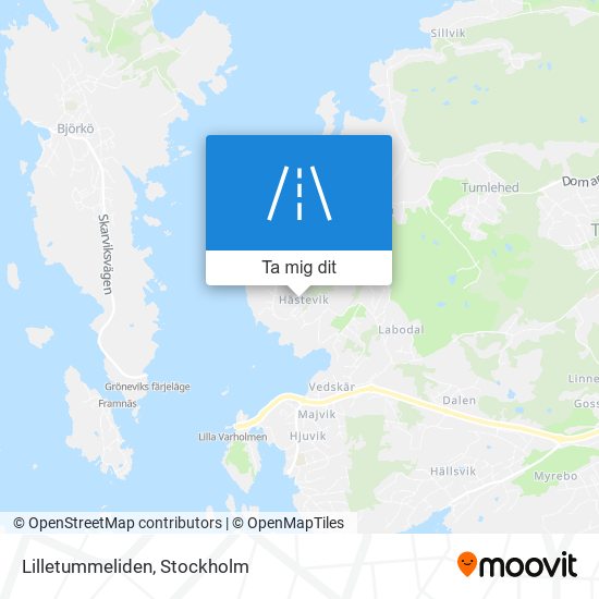 Lilletummeliden karta