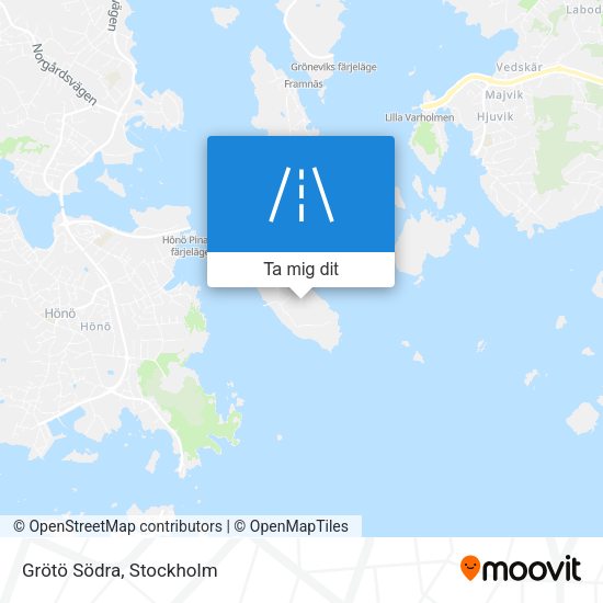 Grötö Södra karta