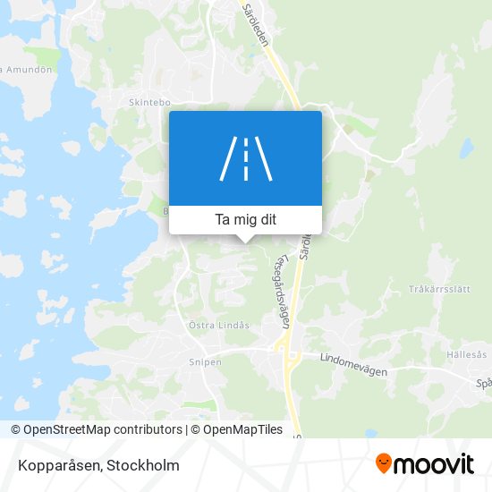 Kopparåsen karta