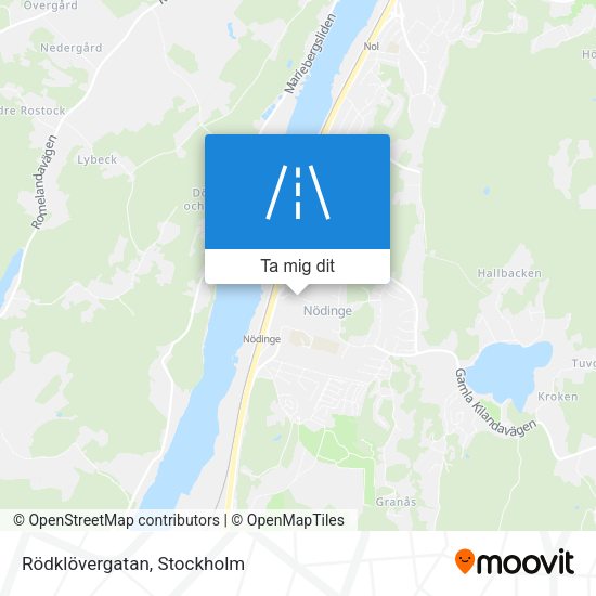 Rödklövergatan karta