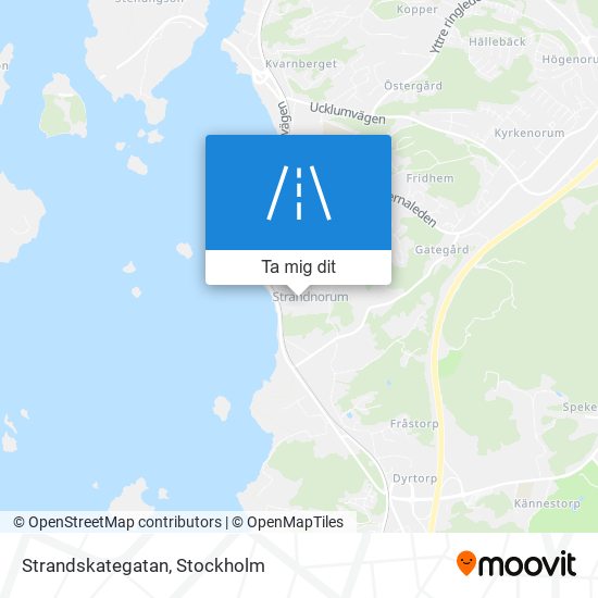 Strandskategatan karta