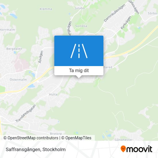 Saffransgången karta