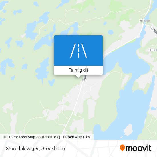 Storedalsvägen karta