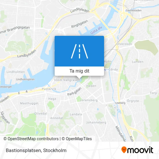 Bastionsplatsen karta