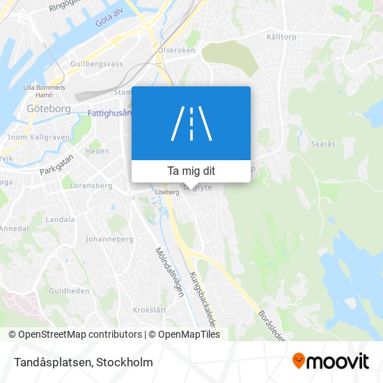 Tandåsplatsen karta