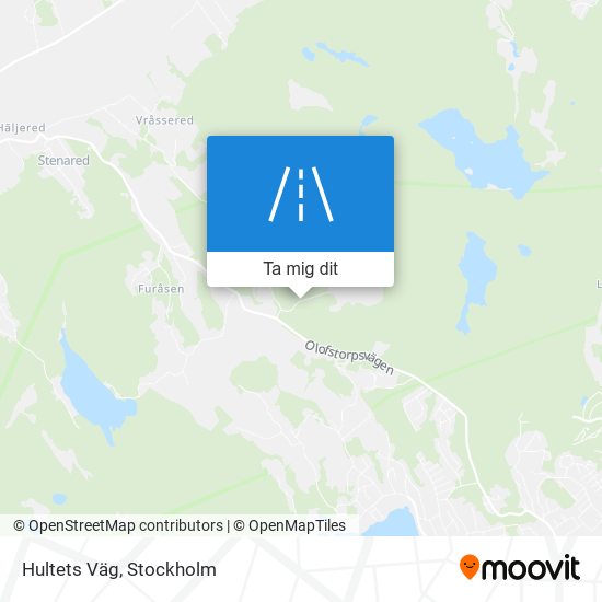 Hultets Väg karta
