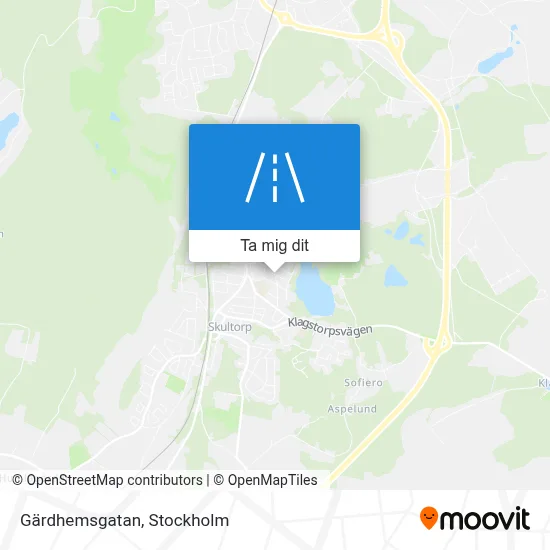 Gärdhemsgatan karta