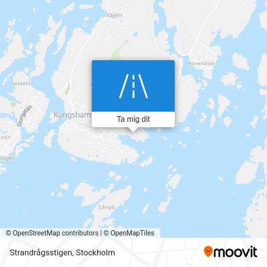 Strandrågsstigen karta