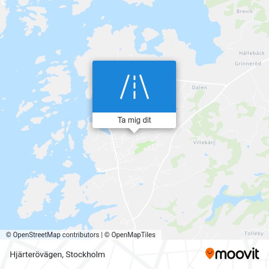 Hjärterövägen karta