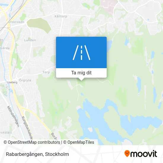 Rabarbergången karta