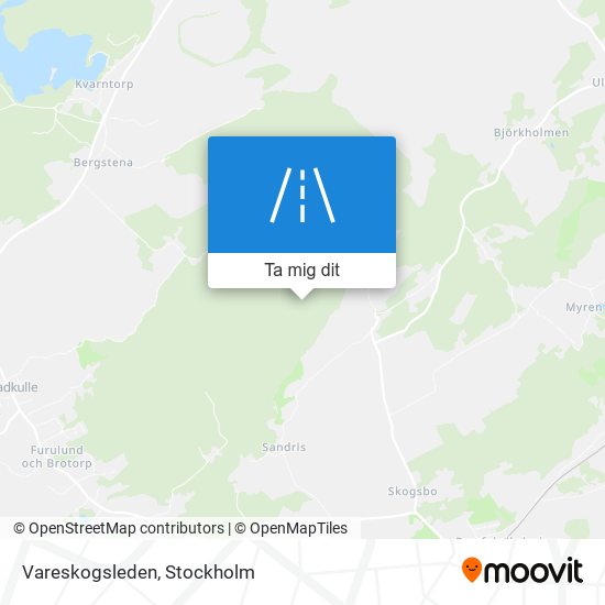 Vareskogsleden karta