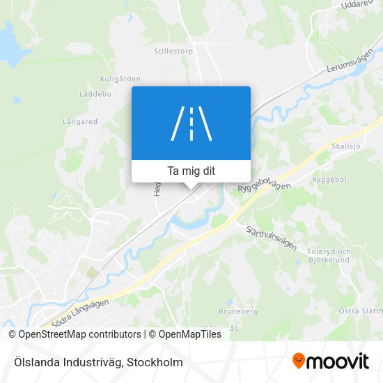 Ölslanda Industriväg karta