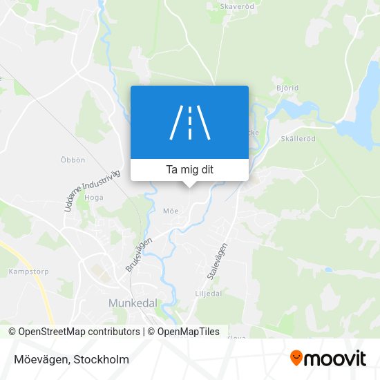 Möevägen karta