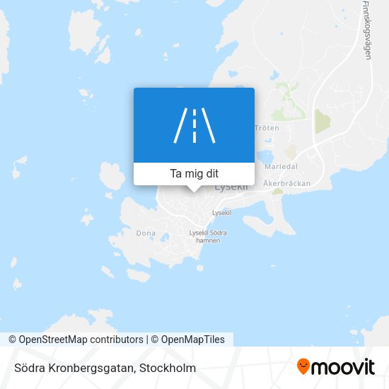 Södra Kronbergsgatan karta