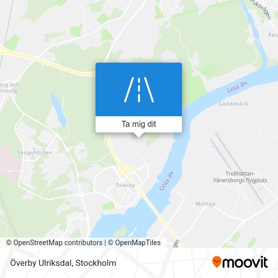 Överby Ulriksdal karta