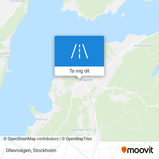 Ollevivägen karta