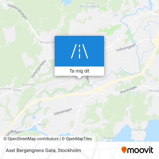 Axel Bergengrens Gata karta