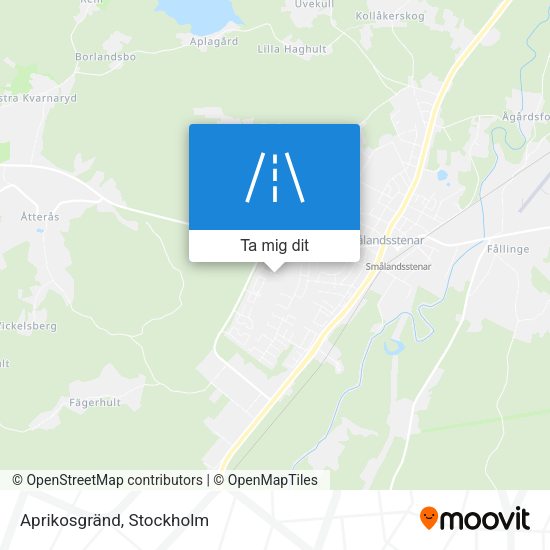 Aprikosgränd karta