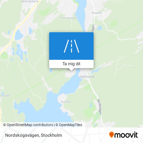 Nordskogsvägen karta