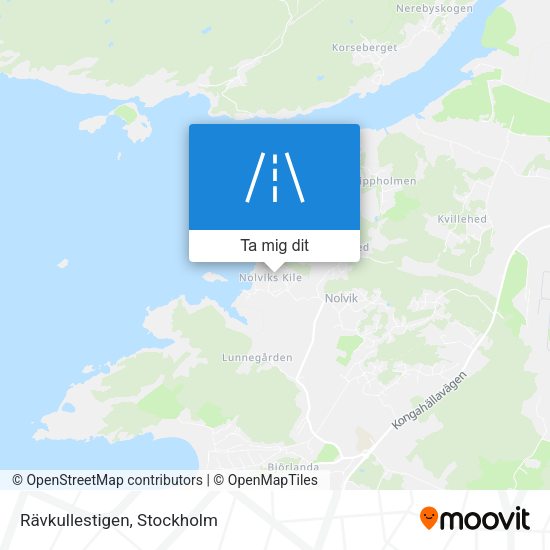 Rävkullestigen karta