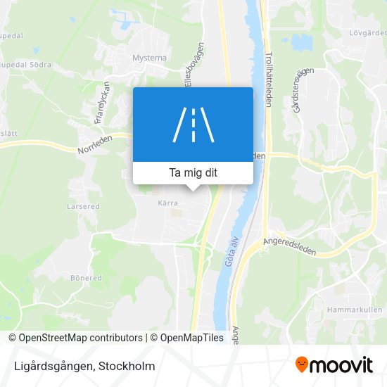 Ligårdsgången karta