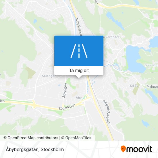Åbybergsgatan karta