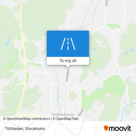 Tölöleden karta