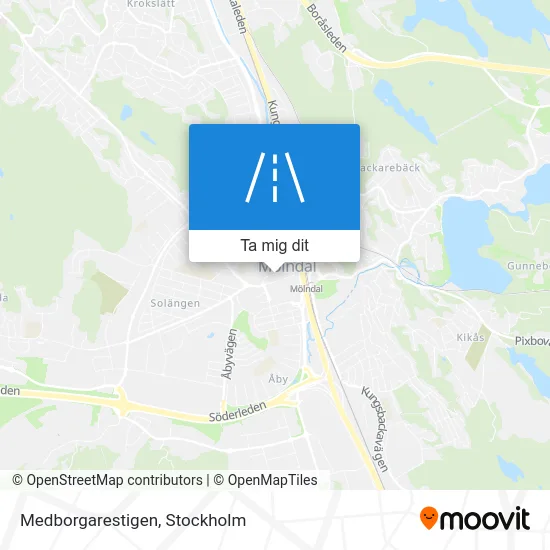 Medborgarestigen karta