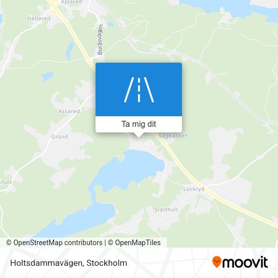 Holtsdammavägen karta