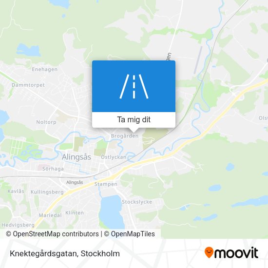 Knektegårdsgatan karta